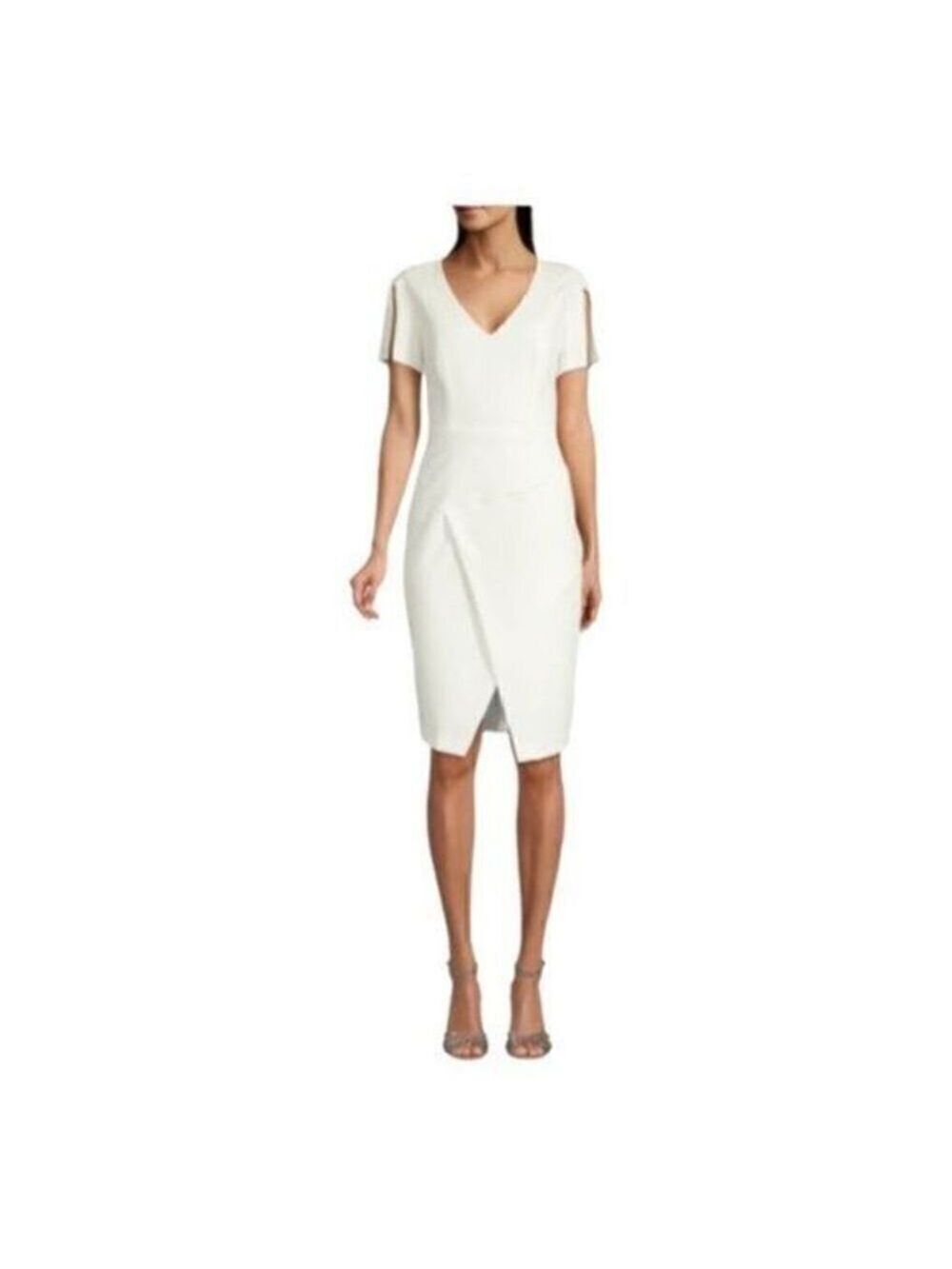BLACK HALO Valor Sheath Wrap Dress Size 4 NWT